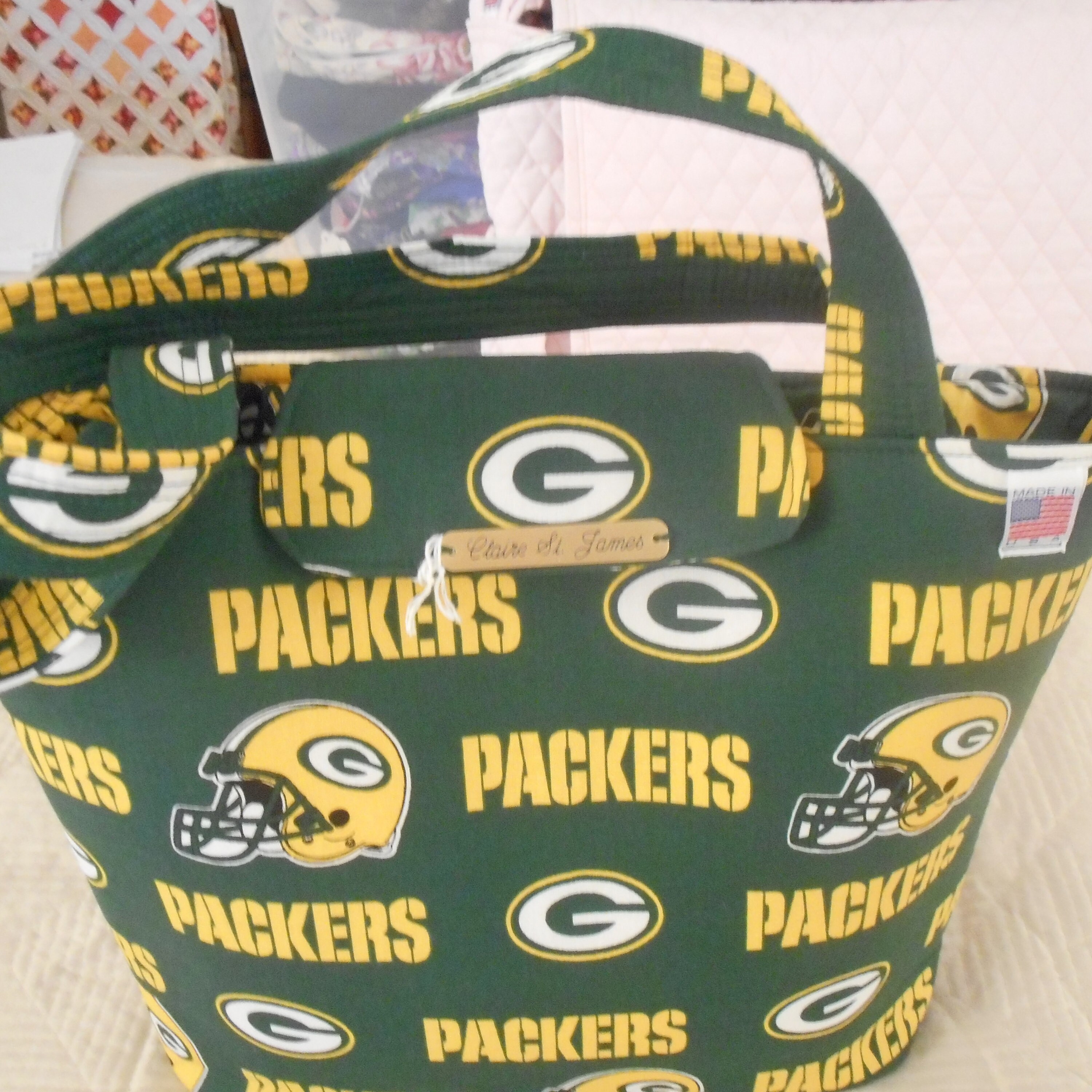 Green Bay Packers Bag Bag Green&yellow Bag Etsy