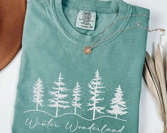 Comfort Colors Winter Wonderland Shirt, Winter Wonderland Sweatshirt, Christmas Shirt For Women, Family Winter Shirt, Winter Lover Shirt