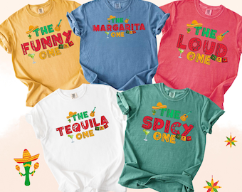 Comfort Colors®Cinco De Mayo Family Shirts, Fiesta Matching Shirts, Mexican Party Group Outfit, Custom Cinco Shirts, Family Fiesta Outfit