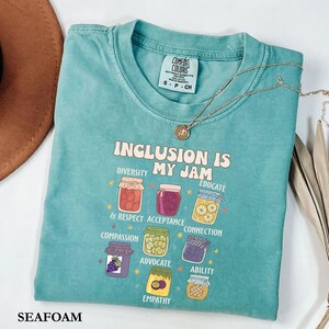 Inclusion Shirt, Neurodiversity Shirt, Inclusion Is My Jam, Special Education Teacher, Autism Awareness, Autism Teacher, Inclusion Teacher