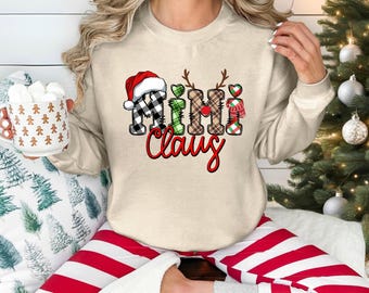 Mimi Claus Christmas Sweatshirt, Mimi Claus Shirt, Christmas Mama Claus Sweatshirt, Mimi Claus Christmas Sweater, Family Claus Sweatshirt