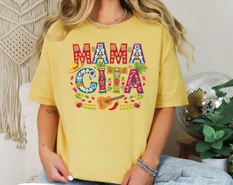 Comfort Colors® Mama Cita Cinco De Mayo T-Shirt, Mexican Fiesta Graphic Tee, Sombrero Floral Shirt, Mothers Day Gift