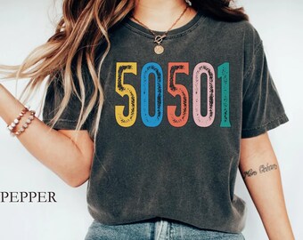 Comfort Colors® 50501 Shirt, 50 Protests 50 States 1 Movement Shirt, Bold Graphic Political Activist T-Shirt, Anti Trump Resistance Apparel