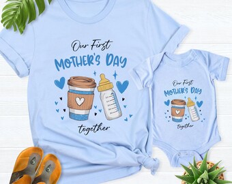 First Mothers Day Shirt 2026 Mom Baby TShirt 1st Mothers Day Shirts Mommy And Me Shirt Mother Daughter Mama Girl Baby Shirt Mama Mini Shirt