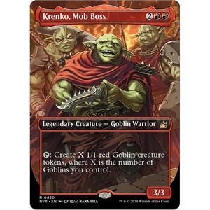 Aimant MTG Commander - Krenko | Exclusivité des cartes Mana Vault |