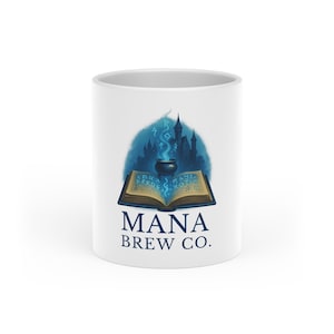 Mana Brew Co | tasse de café d'imagination | Design de tasse en forme de coeur | Exclusivité des cartes Mana Vault