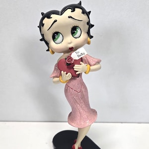 Vintage BETTY BOOP &quot;Hugs and Kisses&quot; Collector&#39;s Figurine Danbury Mint