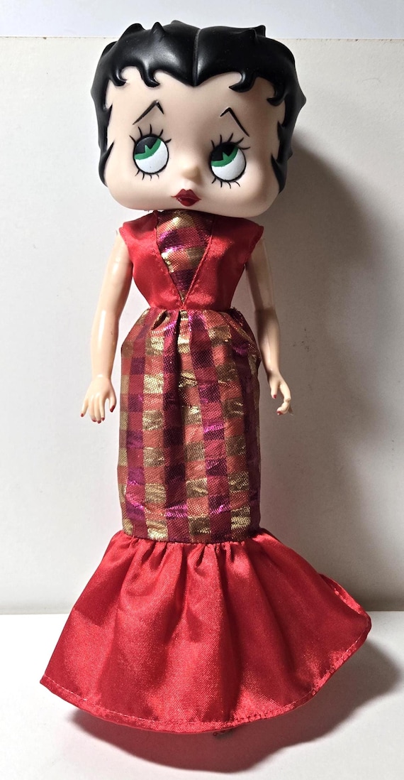 Vintage BETTY BOOP Doll in Red Dress