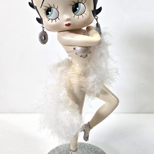 Rare Vintage BETTY BOOP &quot;Fan Dance&quot; Figurine by Westland Giftware