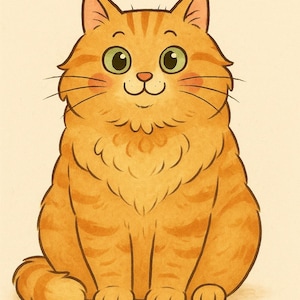 Cartoon Pet Portrait | Custom Digital Pet Art for Dogs & Cats | Fun and Whimsical Style Download