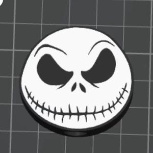Halloween Jack 3D-gedruckter Stroh-Topper für Standard-Strohhalme und -anhänger
