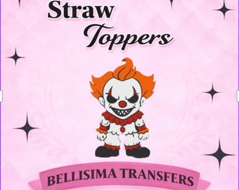 Horror Guys 3D Printed Straw Topper, 16oz and 40oz  Straws, Straw Charms, Cup Accessories.