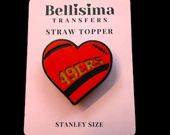 Football Straw  Topper,3D Printed Straw Topper, Fits Standard &40oz Straws, Straw Charms, Cup Accessories