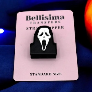 3D Scary Movie Straw Topper, Stanley Straw Topper,  Spooky Straw Topper