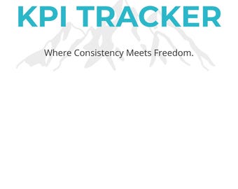 KPI Tracker for Online Business Growth | Daily, Weekly, Monthly Metrics | Digital System for Scaling Income