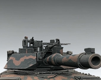 M1A1 Abrams Tank STL – US Army FanArt 3D Printable (Digital Download)