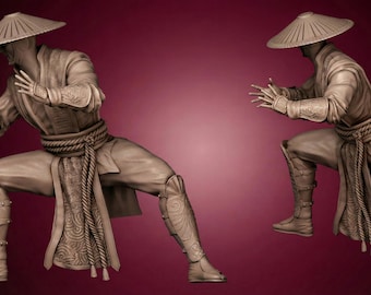 Mortal Kombat Raiden FanArt STL Figure  High-Quality 3D Printable Model | Detailed Digital File | Instant Download | Perfect for 3D Printing