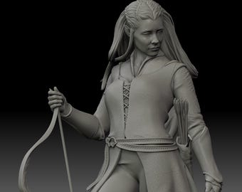 Figura modular STL de Tauriel (NSFW) para adultos - Modelo imprimible en 3D de alta calidad / Archivo digital detallado / Descarga instantánea / Impresión 3D