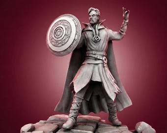 Doctor Strange STL File – 3D Printable Sorcerer Model (Digital Download)