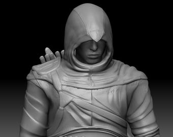 Assassin's Creed FanArt Figure STL – 3D Printable Model (Digital Download)