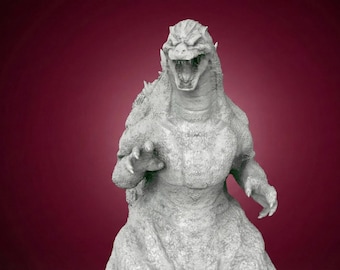 Godzilla FanArt STL Figure – 3D Printable Kaiju Model (Digital Download)