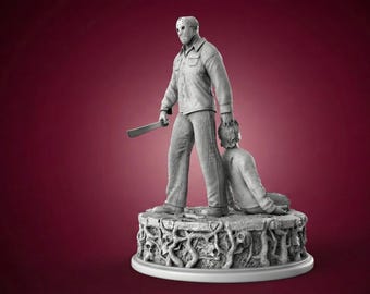 Friday The 13th Jason Voorhees  FanArt STL Figure High-Quality 3D Printable Model | Detailed Digital File |Perfect for 3D Printing