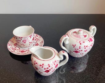 Room style china purple dinnerware set handmade