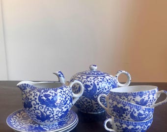 Japanese porcelain dinnerware set flying phoenix