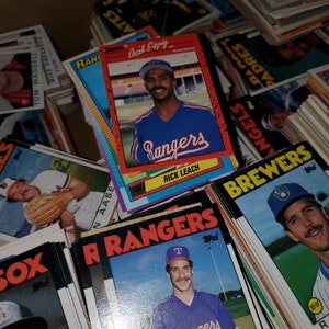 Baseball Cards - Packs of 25 - Late 80&#39;s to Today