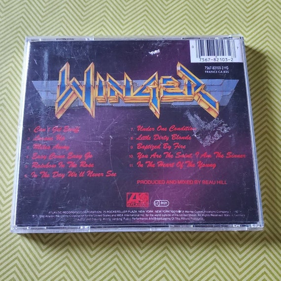Winger in the Heart of the Young CD - Etsy
