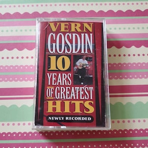 Vern Gosdin 10 Years of Greatest Hits Cassette