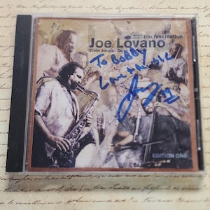 Joe Lovano Trio Fascination Edition One Autographed CD