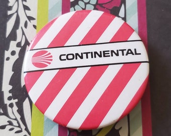 Continental Airlines Vintage Pinback Button