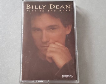 Vintage Billy Dean Fire in the Dark Cassette Tape 1993 - Etsy