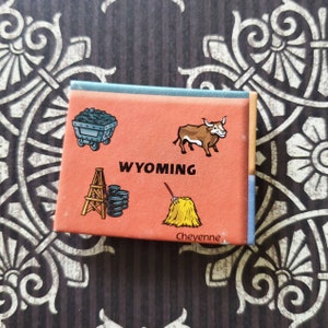 Wyoming Puzzle Piece Magnet