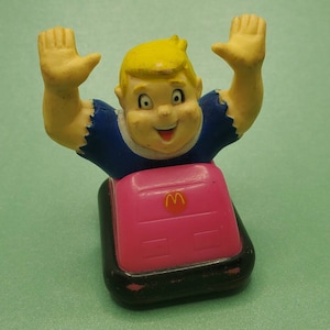 The New Archies Moose Bumper Car Vintage McDonald&#39;s Happy Meal Toy 1988