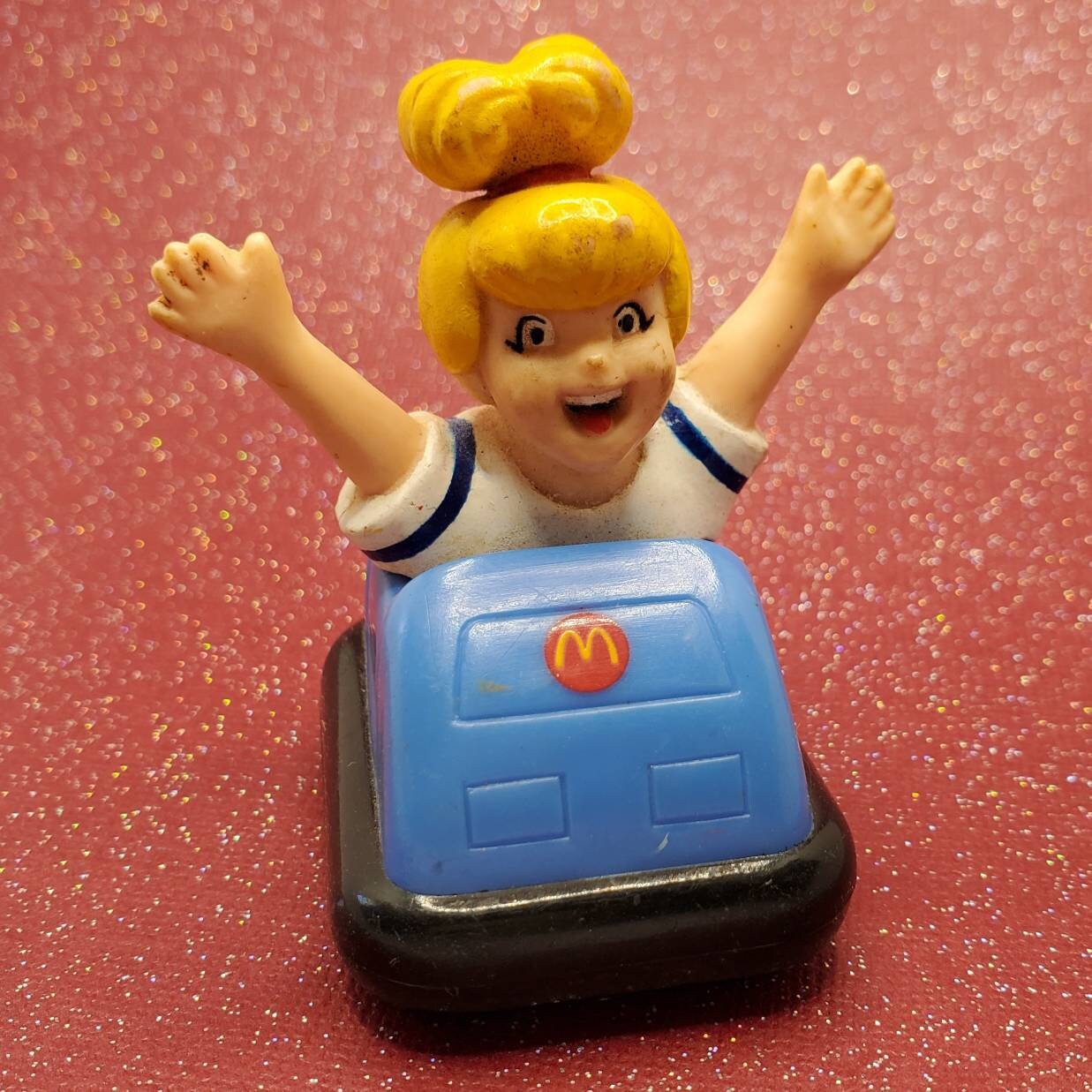 The New Archies Betty Bumper Car Vintage McDonald's Happy Meal Toy 1988