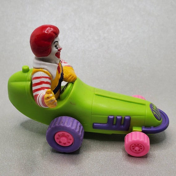 Ronald Mcdonald Rev-up Car Mcdonald's Happy Meal Toy 1991 - Etsy