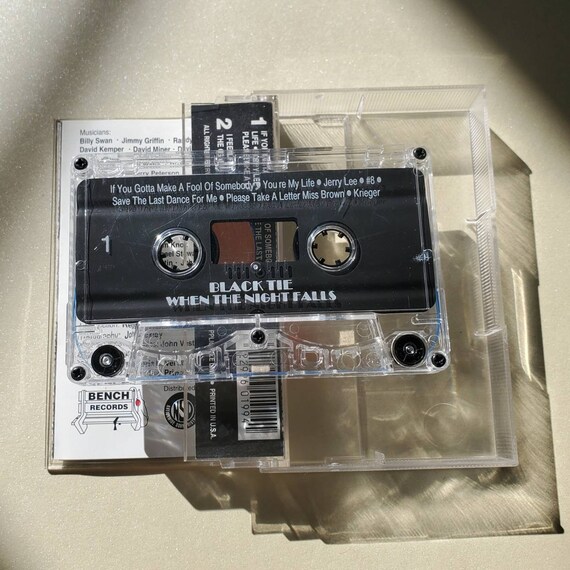 Buy Black Tie When the Night Falls Cassette Online in India - Etsy 