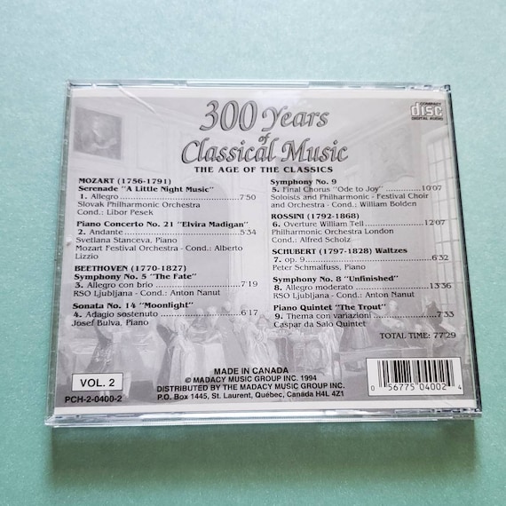 The Age of the Classics Volume 2 CD - Etsy