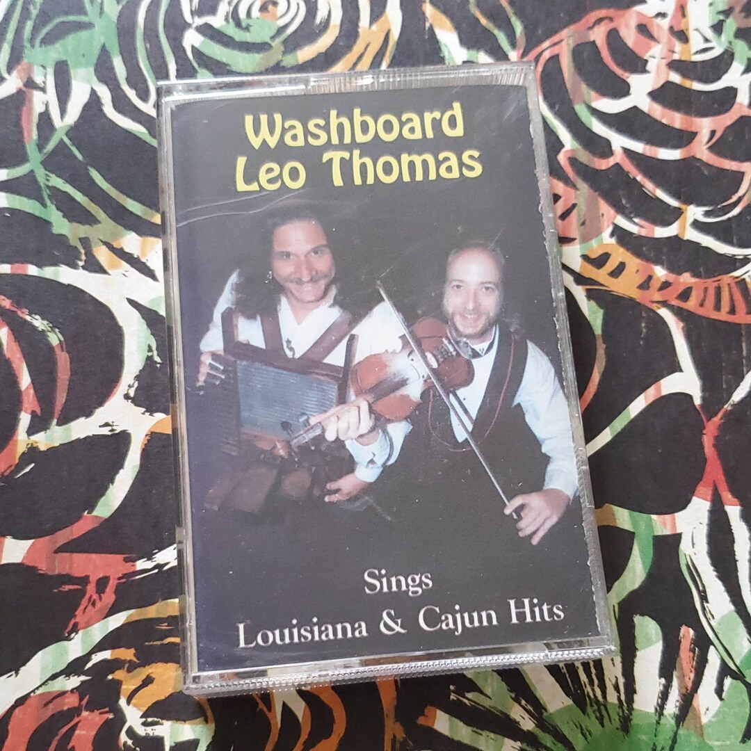 Washboard Leo Thomas Sings Louisiana & Cajun Hits Cassette Etsy