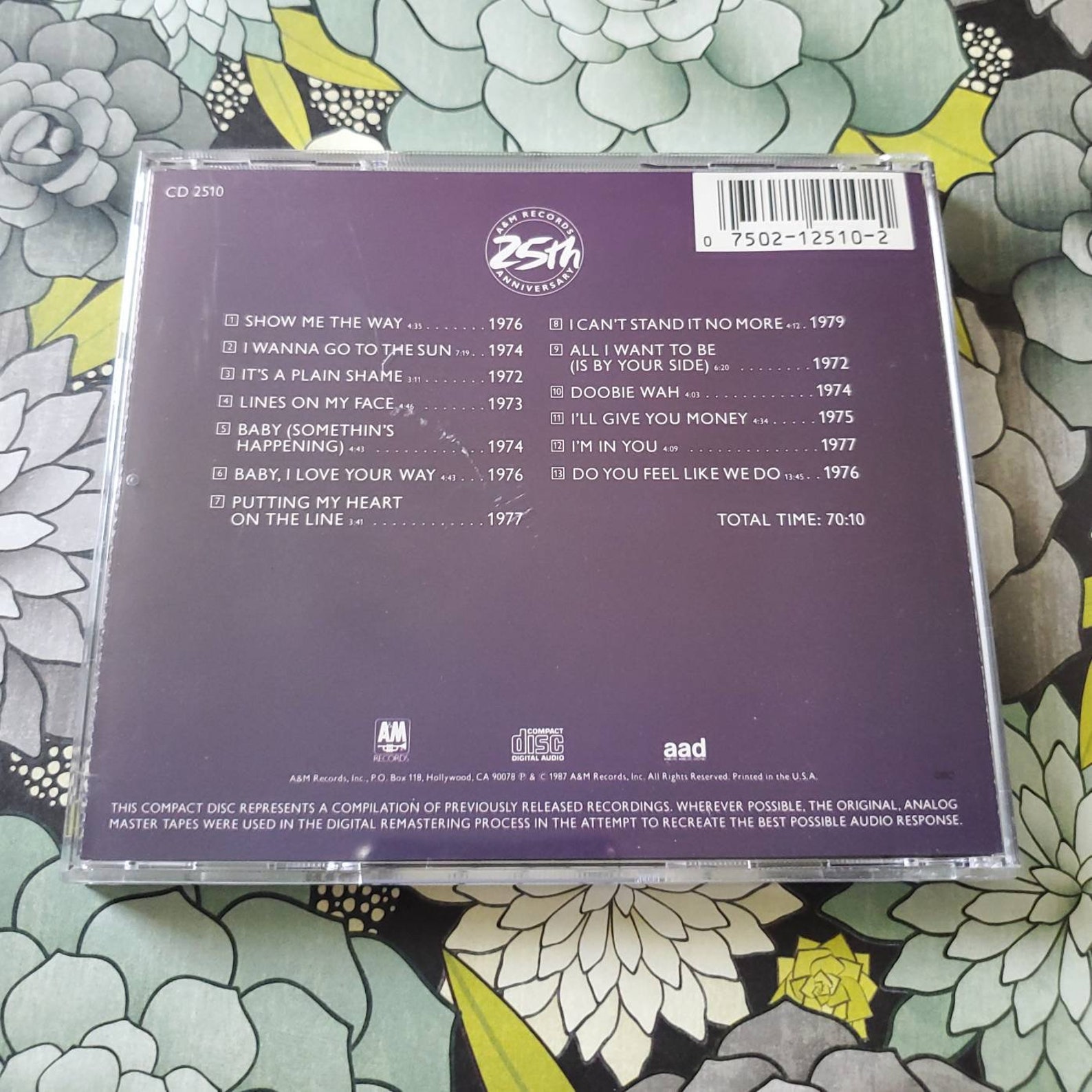 Peter Frampton Classics Volume 12 CD - Etsy