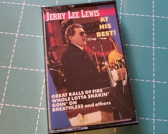 Jerry Lee Lewis at His Best Cassette - Etsy Jerry Lee Lewis at His Best Cassette - Etsy