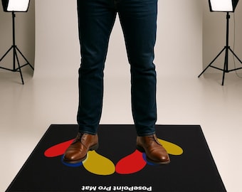 Tappetino per pose per fotografi ritrattisti Tappetino per pose per ritratti / Guida al pavimento PosePointMat per fotografi in studio, a scuola, sportivi e ritrattisti