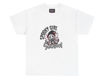 Spooky Girl Season Cotton Tee - Halloween Fashion