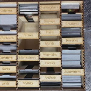 Erweiterungen für die Magic The Gathering Karten Aufbewahrungsbox