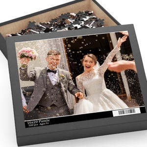 Custom Puzzle From Photo - Personalized Jigsaw Puzzles With Picture - Photo Puzzle Gift Baby, Wedding housewarming pet-300, 500, 1000 Piece
