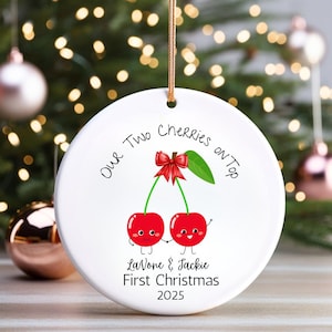 Personalized Twins First Christmas Ornament: Custom Holiday Keepsake