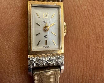 Vintage Lady’s Wrist Watch with Diamond Accents
