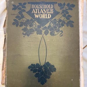 Ein Haushalts-Atlas der Welt um 1898